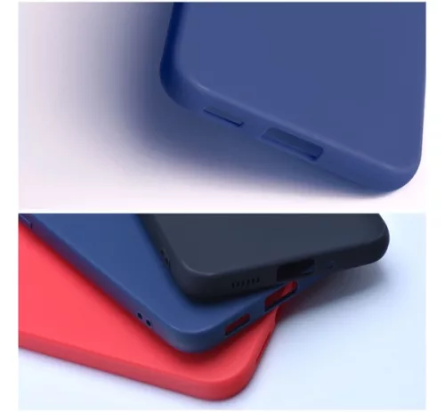 Forcell Soft Apple iPhone 13 Pro Max szilikon tok, sötét kék