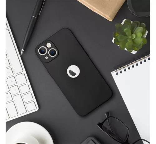 Forcell Soft Apple iPhone 13 Pro Max szilikon tok, fekete