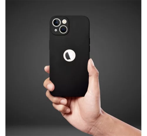 Forcell Soft Apple iPhone 13 Pro Max szilikon tok, fekete