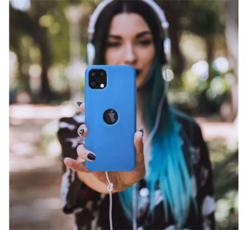 Forcell szilikon hátlapvédő tok Samsung Galaxy A03s, kék