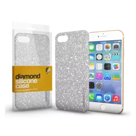   Xprotector Diamond szilikon hátlap tok, Samsung Galaxy A22 LTE, ezüst