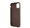 Guess PU 4G Metal Logo Apple iPhone 11 hátlap tok, barna