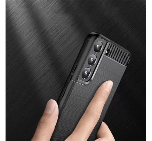 Forcell Carbon hátlap tok Samsung Galaxy S22+, fekete