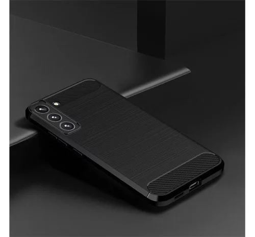 Forcell Carbon hátlap tok Samsung Galaxy S22+, fekete