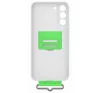 Samsung Galaxy S22+ Silicone Cover with Strap, gyári szilikon tok szíjjal, fehér, EF-GS906TW