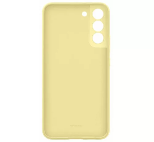 Samsung Galaxy S22+ Silicone Cover, gyári szilikon tok, sárga, EF-PS906TY