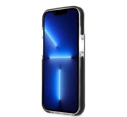 Karl Lagerfeld Choupette Head TPE szilikon hátlap tok Apple iPhone 13, fekete