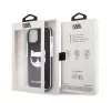 Karl Lagerfeld Choupette Head TPE szilikon hátlap tok Apple iPhone 13, fekete
