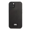 Karl Lagerfeld Saffiano Plaque hátlap tok Apple iPhone 13 mini, fekete