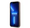 Guess 4G Saffiano Double Card Apple iPhone 13 Pro bőr hátlap tok, barna