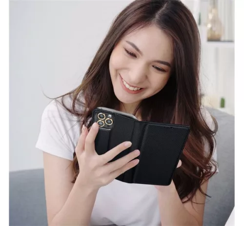 Magnet Xiaomi Redmi Note 11/11S mágneses flip tok, fekete