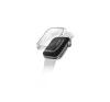 Uniq Garde Hybrid Apple Watch 45mm tok, kijelzővédő felülettel, átlátszó