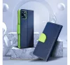 Fancy Samsung Galaxy S22+ flip tok, kék-lime
