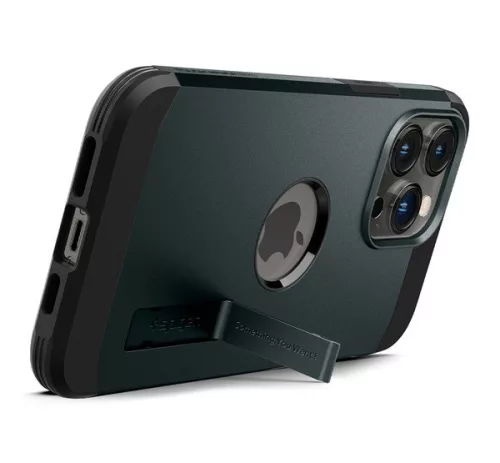 Spigen Tough Armor MagFit Apple iPhone 14 Pro tok Abyss Green MagSafe, zöld