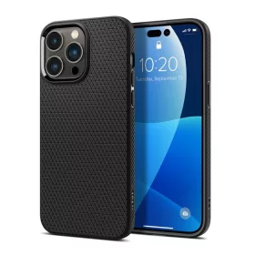   Spigen Liquid Air Apple iPhone 14 Pro tok, Matte Black, fekete