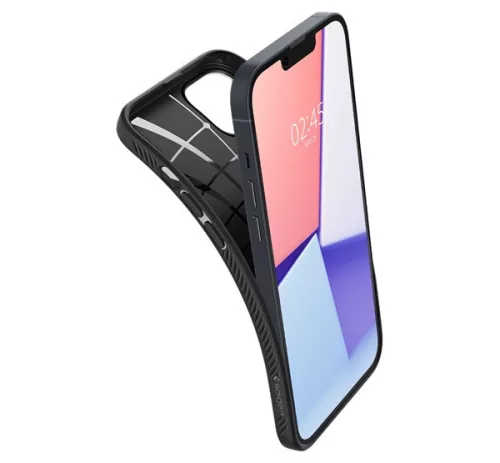 Spigen Liquid Air Apple iPhone 14 tok, Matte Black, fekete
