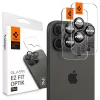 Spigen Glas.tR EZ Fit Optik Pro Apple iPhone 14 Pro / 14 Pro Max / 15 Pro / 15 Pro Max / 16 Pro / 16 Pro Max / 17 Pro / 17 Pro Max, Tempered kameravédő fólia, fekete-piros (2db)