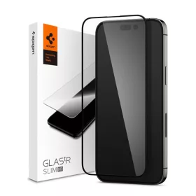   Spigen Glas.tR SLIM HD Apple iPhone 14 Pro Tempered kijelzővédő fólia, fekete