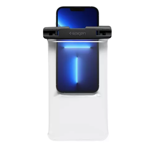 Spigen Aqua Shield A601 univerzális vízálló tok, átlátszó