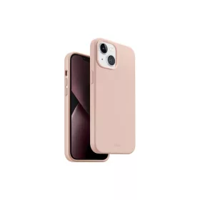   Uniq Lino Hue Apple iPhone 14, MagSafe szilikon tok, rózsaszín