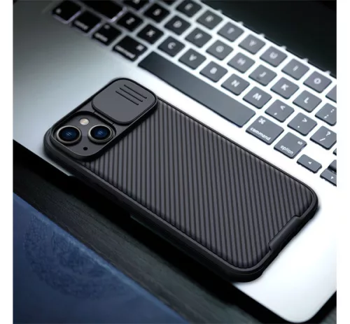 Nillkin CamShield Pro Apple iPhone 14 műanyag hátlap tok, fekete
