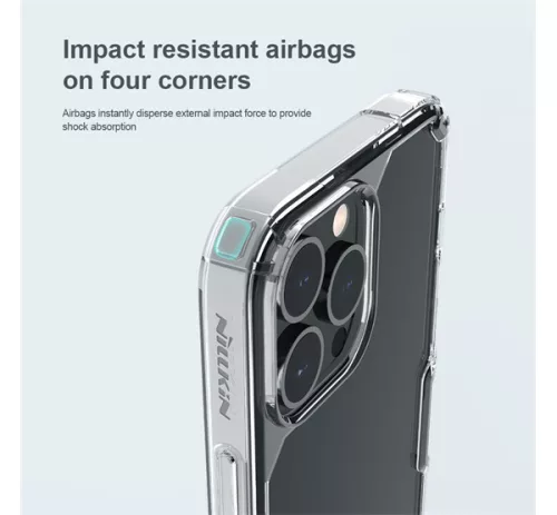 Nillkin Nature Pro Apple iPhone 14 Pro szilikon tok, átlátszó