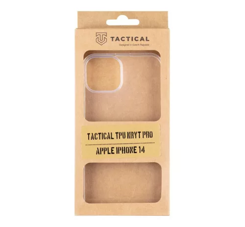 Tactical Apple iPhone 14 szilikon tok, átlátszó