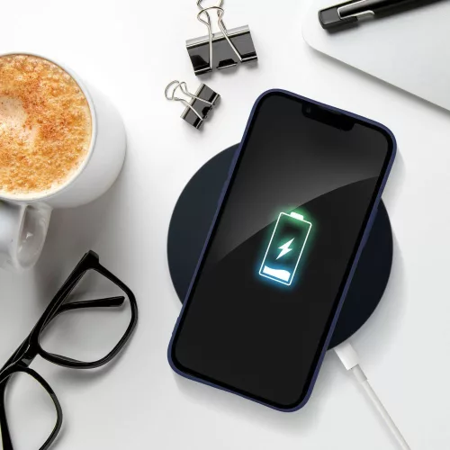 Forcell Soft szilikon hátlap tok Apple iPhone 14 Plus, kék