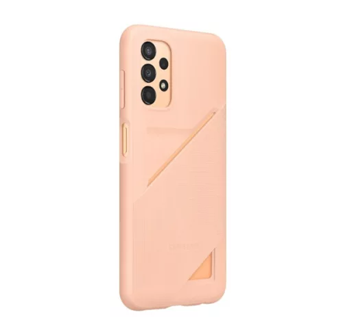 Samsung Galaxy A13 5G Card Slot, gyári tok, barack, EF-OA136TP