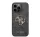 Guess PU 4G Metal Logo Apple iPhone 14 Pro Max hátlap tok, szürke