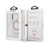 Guess Transparent MagSafe Apple iPhone 13 Pro Max hátlap tok, arany