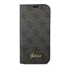 Guess 4G Metal Camera Outline Apple iPhone 14 Pro Max flip tok, fekete