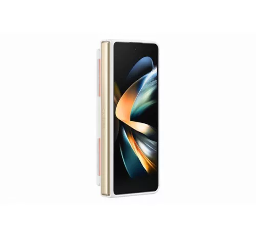 Samsung Galaxy Z Fold4 Silicone Grip, gyári szilikon tok, fehér, EF-GF936TW