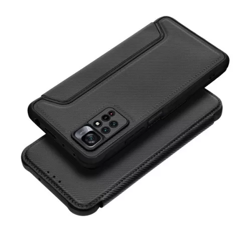 Razor book Xiaomi Redmi Note 11 Pro/11 Pro 5G flip tok, fekete