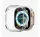 Spigen Ultra Hybrid Apple Watch UItra 2 / 1 49mm tok, kijelzővédő felülettel, Crystal Clear, átlátszó