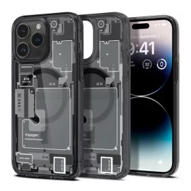   Spigen Ultra Hybrid Apple iPhone 14 Pro tok, Magsafe tok, Zero One tok, szürke