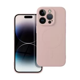Magsafe szilikon tok Apple iPhone 14 Pro, rózsaszín