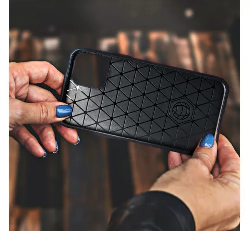 Forcell Carbon hátlap tok Samsung Galaxy S23 Plus, fekete
