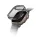 Uniq Garde Hybrid Apple Watch UItra 2/1 (49mm) tok, kijelzővédő felülettel, fekete-átlátszó