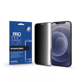   Xprotector Privacy Tempered Glass Full 3D kijelzővédő üvegfólia, Apple iPhone 14 Pro, fekete