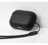 Uniq Terra Apple Airpods Pro 2 bőr tok, fekete