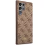 Guess 4G Metal Gold Samsung Galaxy S23 Ultra szilikon tok, barna