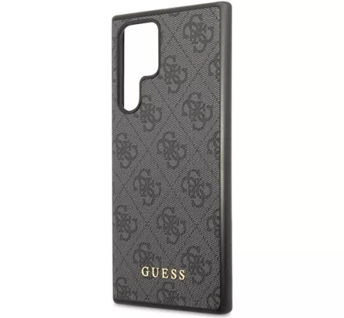 Guess 4G Metal Gold Samsung Galaxy S23 Ultra szilikon tok, szürke