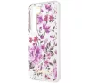 Guess Flower Collection Samsung Galaxy S23 hátlap tok , fehér