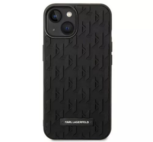 Karl Lagerfeld 3D Monogram Apple iPhone 14 Plus hátlap tok, fekete