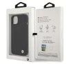 BMW Silicone Signature Apple iPhone 13 hátlap tok, fekete