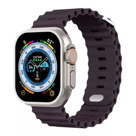 Phoner River Apple Watch 41/40/38 mm szilikon szíj, bodza