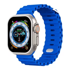   Phoner River Apple Watch 41/40/38 mm szilikon szíj, királykék