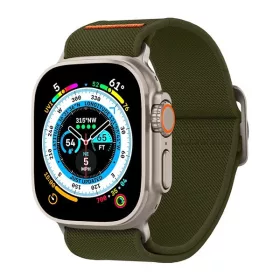   Spigen Lite Fit Ultra Apple Watch Ultra 4 / 3 / 2 / 1 49mm / 10 /  9 / 8 / 7 45mm / SE / 6 / 5 / 4 44mm / 3 / 2 / 1 42mm szövet szíj, keki