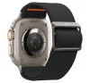 Spigen Lite Fit Ultra Apple Watch Ultra 4 / 3 / 2 / 1 49mm / 10 /  9 / 8 / 7 45mm / SE / 6 / 5 / 4 44mm / 3 / 2 / 1 42mm szövet szíj, fekete